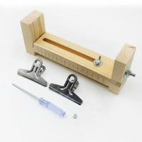 Easy to Use Wood Bracelet Loom Clamp Design DIY Bracelet Braiding Stand Polished Surface Cord Weaving Frame