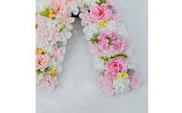 Layered Petals Artificial Flower Garland Chrysanthemum-Style Style Flower Garland Daisy-Like flowerLike Flowers Clustered Floral Spray Foliage Accents