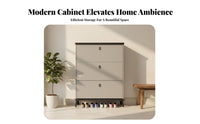 Space-Saving Design Slim Shoe Cabinet Large Capacity Tipping Drawer Shoe Cabinet Easy to Clean Household Furniture Scratch Resistant for Apartment Dwellers, Homeowners, Families, Hallway, Mudroom, Living Room, Bedroom