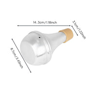 Trumpet Practice Mute rubber seals Portable Trumpet Mute Silencer Musical Instrument Accessory for Beginners, Apartment