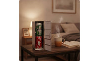 USB Refrigerator Energy Efficient Mini Fridge with Adjustable Temperature Beverage Chiller for Office Workers, Sports Participants, Desk