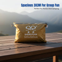 Outdoor Dining Mat, Water-Resistant Oxford Cloth Ground Sheet, Durable & Moisture-Proof, Camping, Lightweight