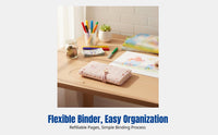 Cute Money Binder Notebook, Large Capacity, Removable Pages, Kids Finance Organizer, Portable Cash Book
