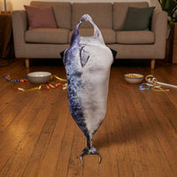 Sleeveless Shark Costume Pointed Tail Dressing up Outfit Lightweight