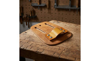 Leather Tool Holder Rectangular Belt Tool Holder Everyday Carry Belt Organizer Pocket-Style Work Gear Strong Stitching