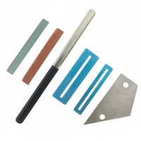 6 Pieces Fretboard Protection Guitar Fret Dressing Kit Portable Fret Polishing Tool Set Universal for Guitarists, Home Studio, Music Room