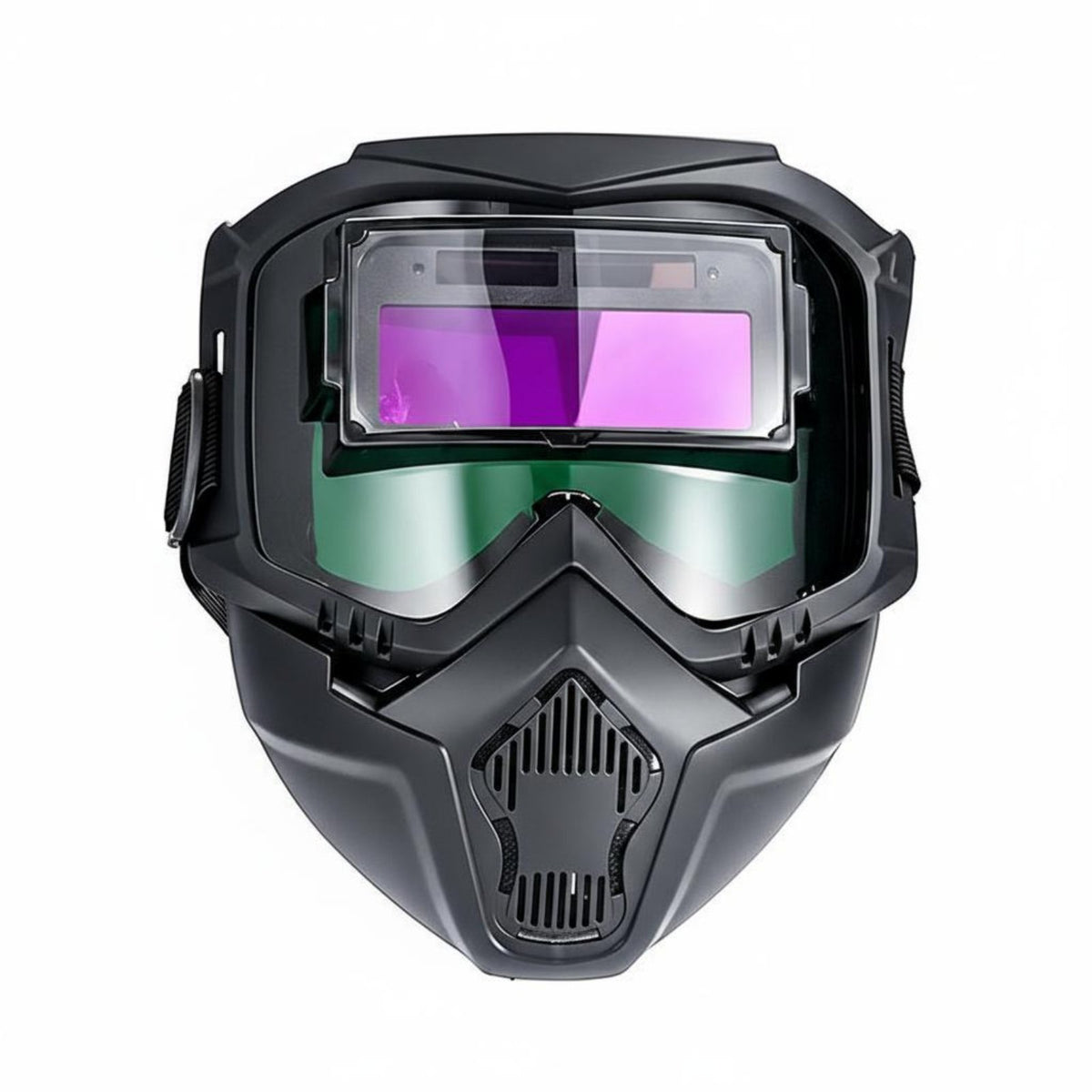 Metal-Fusing Helmet Padded Metal-Fusing Visor Sheltering Full Face Visor for Welders, Workshops