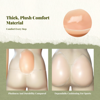 Lightweight pelvic ski pad