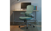 Adjustable Height Ergonomic Office Chair High-Density Foam Cushion Ergonomic Mesh Office Chair Rocking Function Space-Saving for Students, Teens, Conference Room