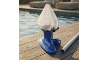Slimline Pool Vacuum Head with Mesh Bag Rounded Pool Vacuum Head with Hose Connector