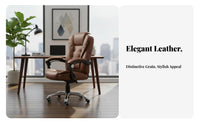 Height Adjustable High-Back Reclining Chair with Footrest Thick Padding Luxuriously Soft Reclining Chair with Footrest Padded Armrests Swivel Seat Ergonomic Design for Executives, Work-from-Home Workers, Students, Relaxing, Study Room, Gaming