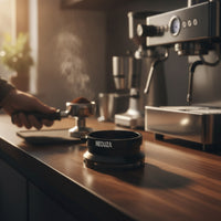 Three-Ear Dosing Collar Stepped Body 58 Mm Dosing Collar Portafilter Funnel Black Coffee Specialist Gear Lightweight