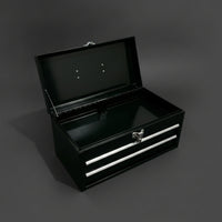 Portable Metal Tool Box Compact Tool Chest with Drawers Multi-Function Desktop Organizer for Mechanics