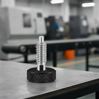 Threaded Quick-Release Pin Knurled Indexing Plunger Compact Spring-Loaded Pin Long-Lasting for Machinery