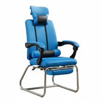 170-Degree Recline Reclining Office Chair with Footrest Ergonomic Design Highspine Reclining Chair with Footrest Adjustable neck restrest Seating Furniture effortless Rolling casters for Students, Gaming