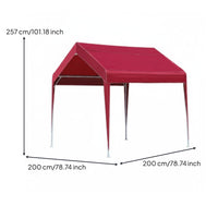Waterproof Outdoor Gazebo Canopy Easy Assembly Heavy Duty Party Tent Windproof Event Tent with Sidewalls Protection for Garden, Patio, Backyard