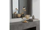 Elegant Design Gold Crystal Candle Stand Candelabra Holder for Wedding