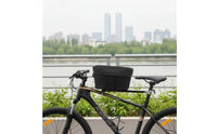 Foldable Dog Bike Basket Easy to Fold Dog Bike Basket Removable for Biking, Outdoor Rides