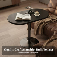 Multi-Functional Swivel Top Laptop Desk Space-Saving Design Adjustable Height Sofa Table Stable Base Lift Top Sofa Table Rounded Corners for Students, Home Office Workers, Apartment Dwellers, Dorm Room, Bedroom, Study, Small Areas
