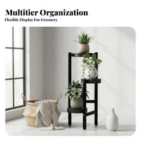 Nordic Aesthetic Multi-Tier Floor Stand Layered Design Flower Pot Rack Space Saving Plant Shelf Elegant Decoration for Apartment Dwellers, Homeowners, Gardeners, Balcony, Living Room, Bedroom, Corner