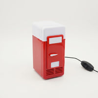 USB Mini Fridge Compact Mini USB Fridge Plug and Play Refrigerator for Office Workers, Students