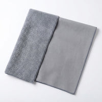 Suede Car Drying Towel and 30x40cm Microfibre Cloth, Thickened Microfibre Towel for Glass Cleaning, Lint Plain Weave for Car Washing