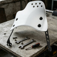 Small Motorcycle Windscreen Aluminum Alloy Wind Deflector for Vintage-Style Motorcycle Owners