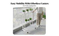 Multi-Tier Rolling Plant Stand Indoor & Outdoor Use for Office, Home Decorators