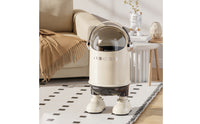 Odor-Resistant Flip-Top Trash Can Convenient Garbage Bin with Lid Large Opening Double-Layer Waste Bin Waterproof for Bathroom, Living Room, Bedroom
