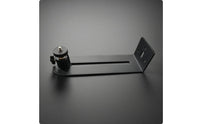 Wall Mounted Display Device Holder Bracket Slotted Arm Single Hole Display Device Holder Mount in Black