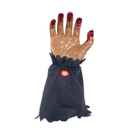 Spectral Hand Decoration Operated Moving Hand with Textile Foundation Spooky Animatronic Prop for Tabletop Displays, Halloween Parties