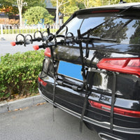 Strap-on Rear-Mounted Cycle Carrier Padded Car Trunk Bike Rack Universal Trunk Bike Rack Heavy-Duty for Cyclists
