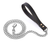 Stainless Steel Gold Dog Chain Leash, 11.5mm Wide, NK Chain