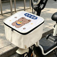 Electrically Assisted Cycle Basket Cover Waterproof Front Basket Cover Elasticized for Outdoor Parking