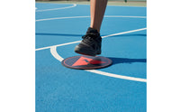 6 Pieces Numbered Basketball Footwork Mat Rubber Basketball Drill Disc Round Agility Marker Mat 30 Cm for Young Players, Positioning Exercises