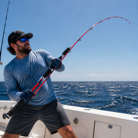 Offshore Carbon Solid Tip Slow Jigging Rod for Small Boats