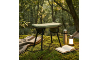 Slimline Folding Stool with Carry Bag Compact Stool with Carrying Bag Lightweight Seat Foldable for Campers, Anglers