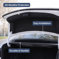 Car Door Seal Strip, Z-Type Rubber Sealing Strip for Doors, Hoods, Trunks, Universal Fit, Noise Insulation, Waterproof, Dustproof