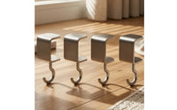 4 Pieces Desk-Edge Hanging Hook Simple to Install Clamp-on Desk Hook Heavy Duty Table Hanger for Students, Dorm Rooms