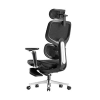 360-ofgree rotate Adjustable Ergonomic Chair Lumbar Support Rolling Mesh Chair with Adjustable Arms Reclining Function Computer Seat Quick Assembly for Remote Workers, Adults, Stuofnts, Study Room, Gaming Setup