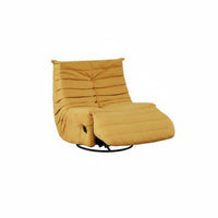 Reclining Function Manual Recliner Adjustable rearrest Upholstered Recliner Integrated Footrest Seating Furniture cushiony Cushioning for Seniors, home enthusiasts, Living Room, Balcony, perusing cozy corner, Small areas