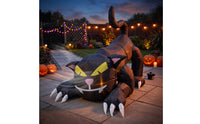 Inflatable Cat Crouching Cat Inflatable Holiday Decorations for Yard