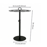 Rotating Medal Stand 360 Degree Rotation Adjustable Medal Holder Holds 45+ Medals for Athletes, Students, Desk, Award Display Area