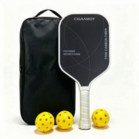 Carbon Fiber Pickleball Paddle Textured Racket High Rotation for Beginners