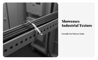 100 Pieces Stainless Steel Wire Tie Automatic-Locking Metal Zip Tie Automatic-Locking Metal Strap Anti-Rust