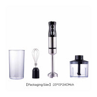 3-in-1 Hand Blender Chopper Set Attachments Included Electric Hand Blender Detachable Design Small Kitchen Appliance Easy to Clean for Parents