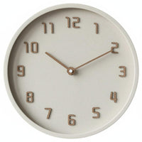 3D Numeral Wall Timepiece Minimalist Room Decoration Shallow Frame