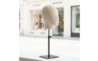 Mannequin Head with Stand Height-Adjustable Velvet Mannequin Head for Hair Stylists, Retail Stores, Window Displays