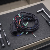 Outboards Wiring Harness Marine-Grade Wiring Harness with Connector Heavy-Duty for Boat Owners