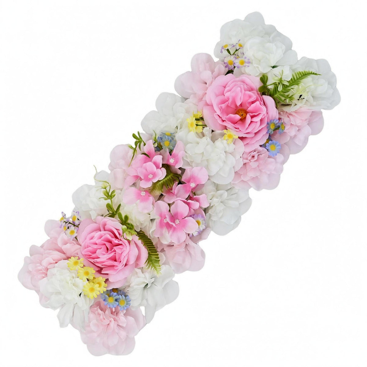 Layered Petals Artificial Flower Garland Chrysanthemum-Style Style Flower Garland Daisy-Like flowerLike Flowers Clustered Floral Spray Foliage Accents